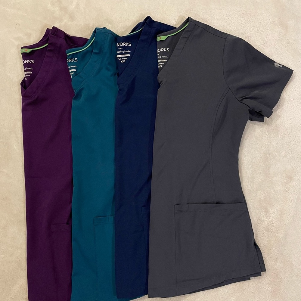 SOLD HH Works By Healing Hands Womens Scrub Sets XXS